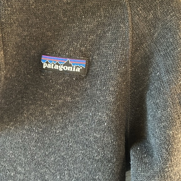 Patagonia Women’s  Better Sweater 1/4 zip Grey  Black XS - Picture 5 of 10
